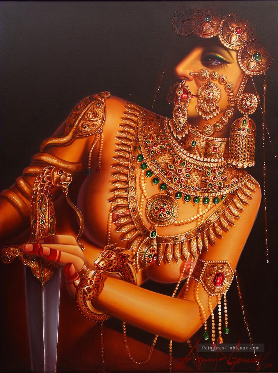 Beauté mortelle Inde Peintures à l'huile